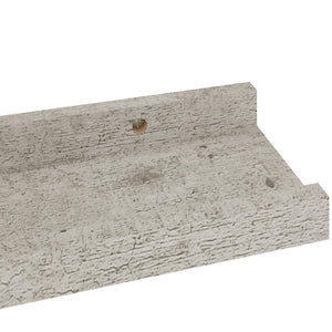 Mensole da Parete 2 pz Grigio Cemento 40x9x3 cm cod mxl 78221