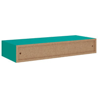 Scaffali da Parete con Cassetti 2 pz Blu 60x23,5x10 cm in MDF 330268