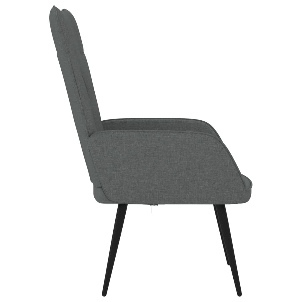 Poltrona Relax Grigio Scuro in Tessuto 327546