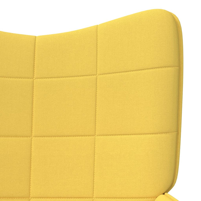 Poltrona Relax Giallo Senape in Tessuto 327948