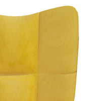 Poltrona Relax Giallo Senape in Velluto cod mxl 32687