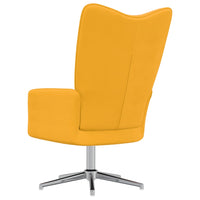 Sedia Relax Giallo Senape in Velluto cod mxl 6240