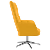 Sedia Relax Giallo Senape in Velluto cod mxl 6240