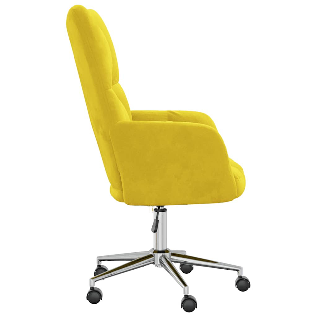 Poltrona Relax Giallo Senape in Velluto 328168