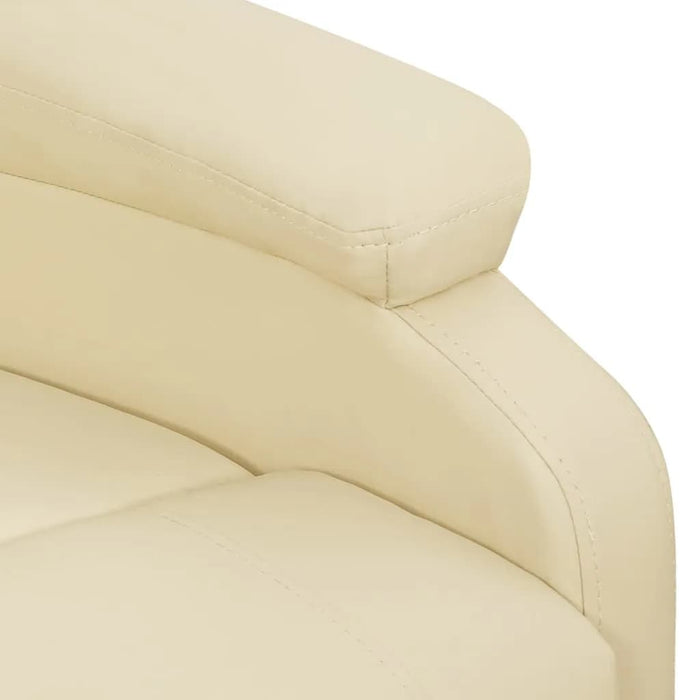 Poltrona Alzapersona Crema in Similpelle 329686