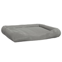 Cuccia per Cani con Cuscini Grigio 115x100x20 cm Tessuto Oxford