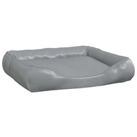 Cuccia per Cani Grigio Chiaro 80x68x23 cm Similpelle