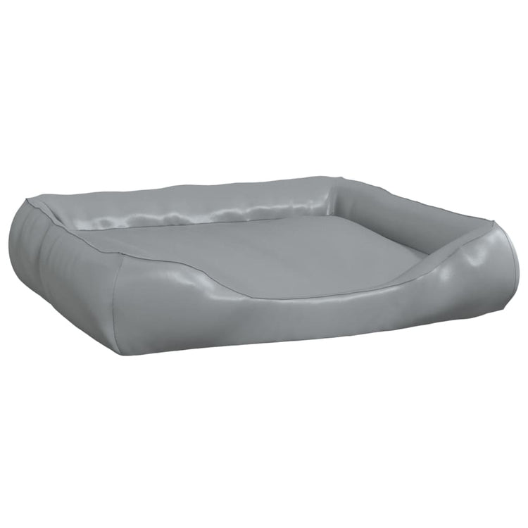 Cuccia per Cani Grigio Chiaro 80x68x23 cm Similpelle