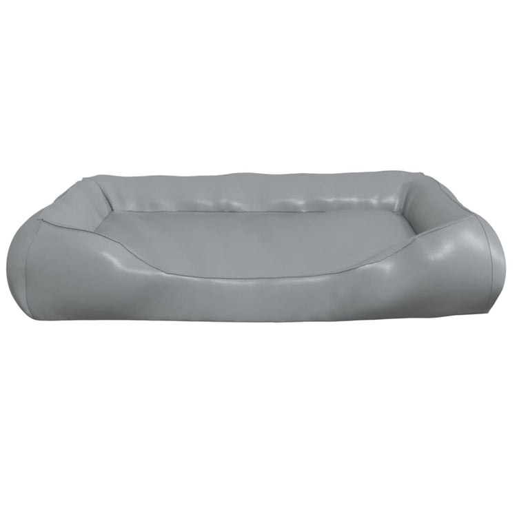 Cuccia per Cani Grigio Chiaro 80x68x23 cm Similpelle