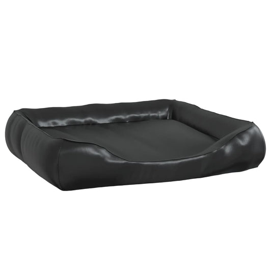 Cuccia per Cani Nera 80x68x23 cm in Similpelle