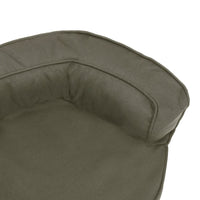 Materasso Ergonomico per Cani 60x42cm Effetto Lino Grigio Scuro cod mxl 49460