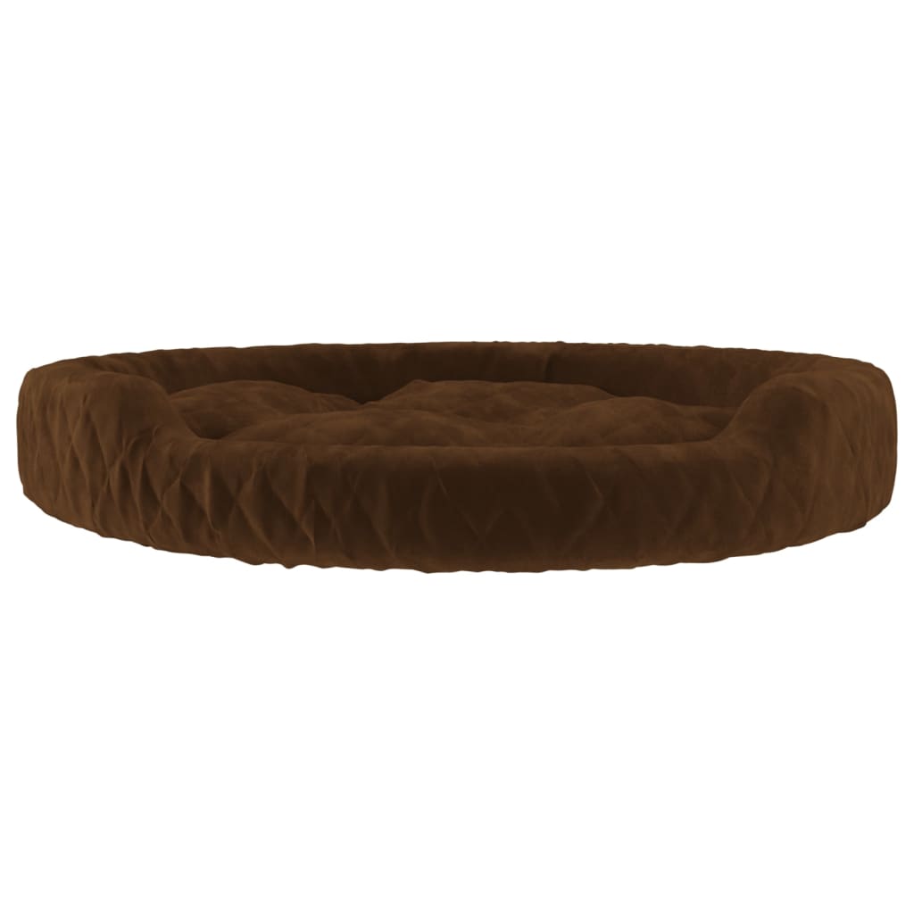 Lettino per Cani Marrone 110x90x23 cm in Peluche