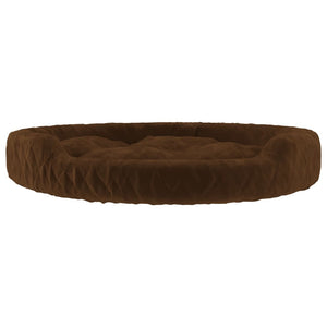 Lettino per Cani Marrone 110x90x23 cm in Peluche