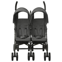 Passeggino Gemellare Antracite in Acciaio cod mxl 68582