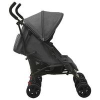 Passeggino Gemellare Antracite in Acciaio cod mxl 68582