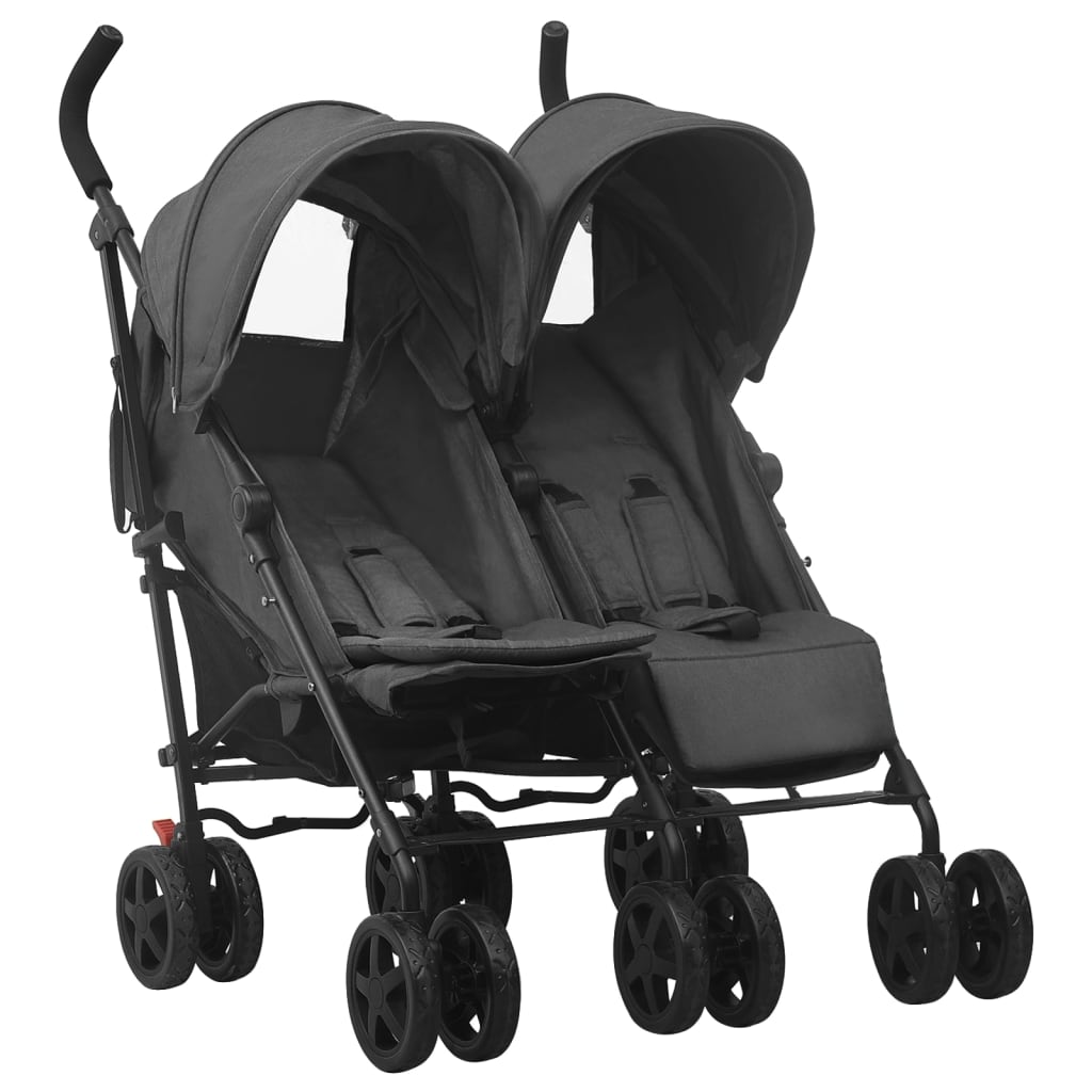 Passeggino Gemellare Antracite in Acciaio cod mxl 68582