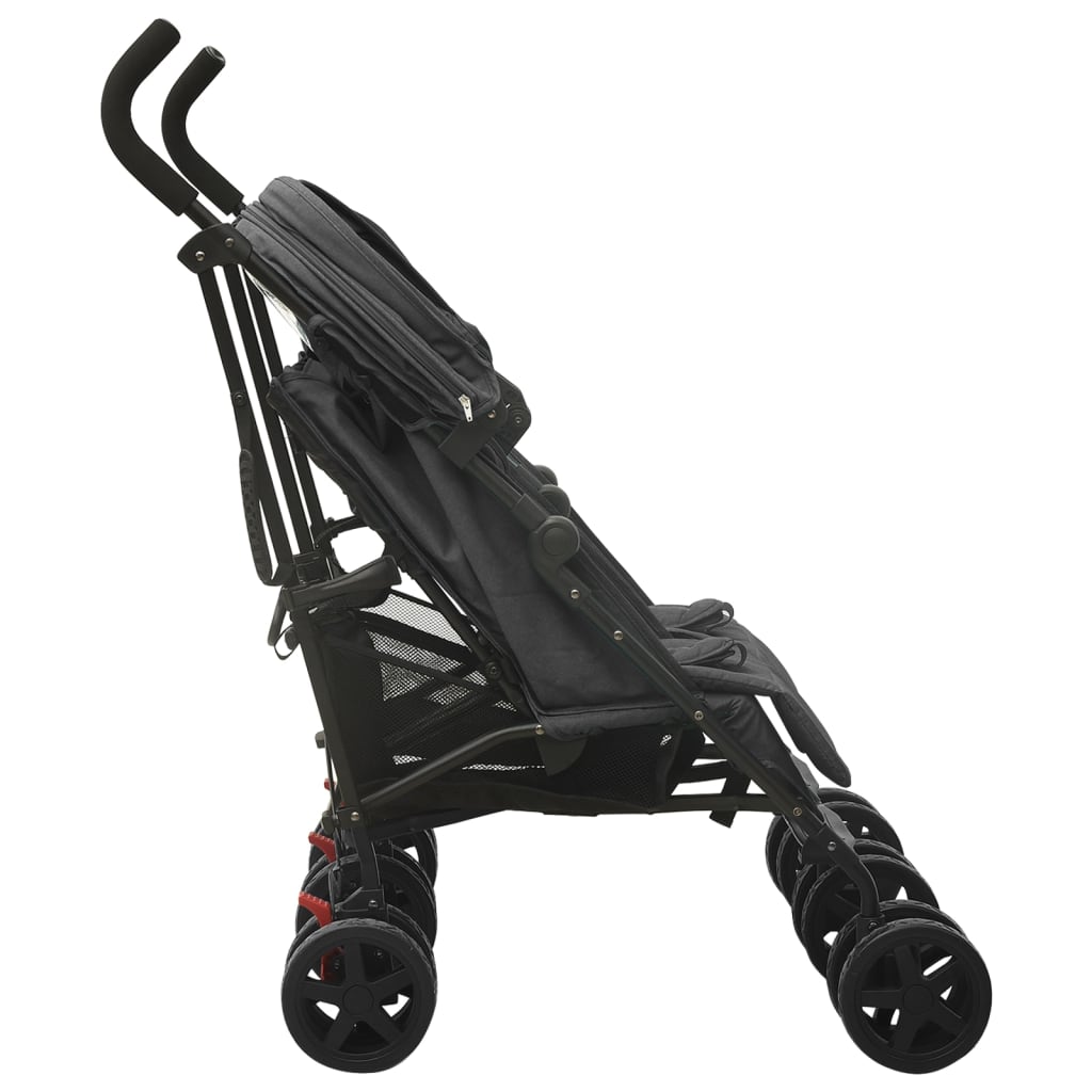 Passeggino Gemellare Antracite in Acciaio cod mxl 68582