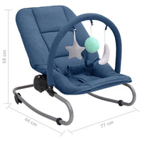 Sdraietta per Neonato Blu Marino in Acciaio cod mxl 65525