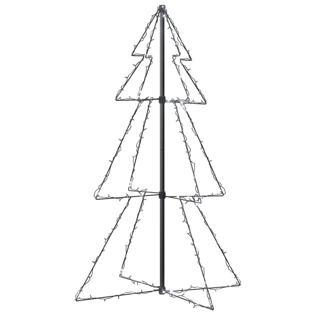 Albero di Natale a Cono 160 LED per Interni Esterni 78x120 cm cod mxl 26065