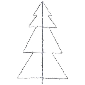 Albero di Natale a Cono 160 LED per Interni Esterni 78x120 cm cod mxl 26065