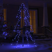 Albero di Natale a Cono 160 LED per Interni Esterni 78x120 cm cod mxl 25853