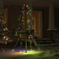 Albero di Natale a Cono 160 LED per Interni Esterni 78x120 cm cod mxl 25948