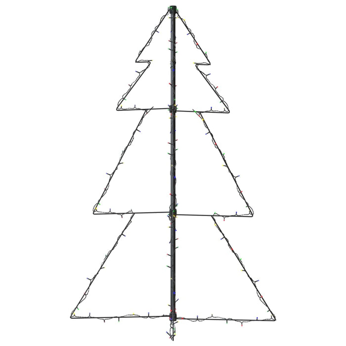 Albero di Natale a Cono 160 LED per Interni Esterni 78x120 cm cod mxl 25948