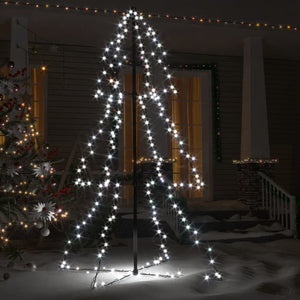 Albero di Natale a Cono 200 LED per Interni Esterni 98x150 cm cod mxl 25914