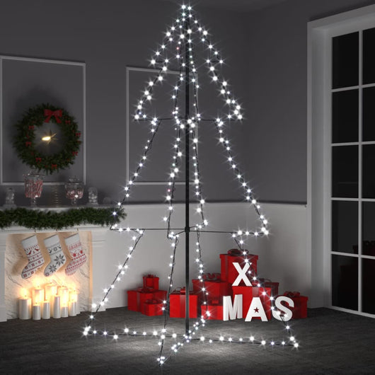 Albero di Natale a Cono 240 LED per Interni Esterni 118x180 cm cod mxl 27273