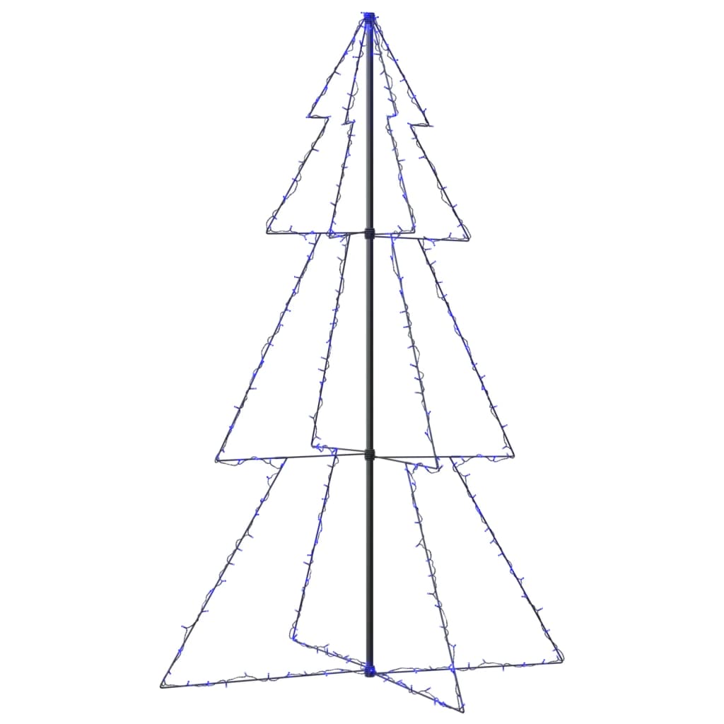 Albero di Natale a Cono 240 LED per Interni Esterni 118x180 cm 328584