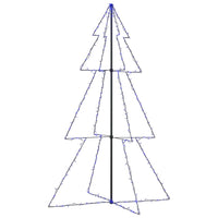 Albero di Natale a Cono 240 LED per Interni Esterni 118x180 cm 328584