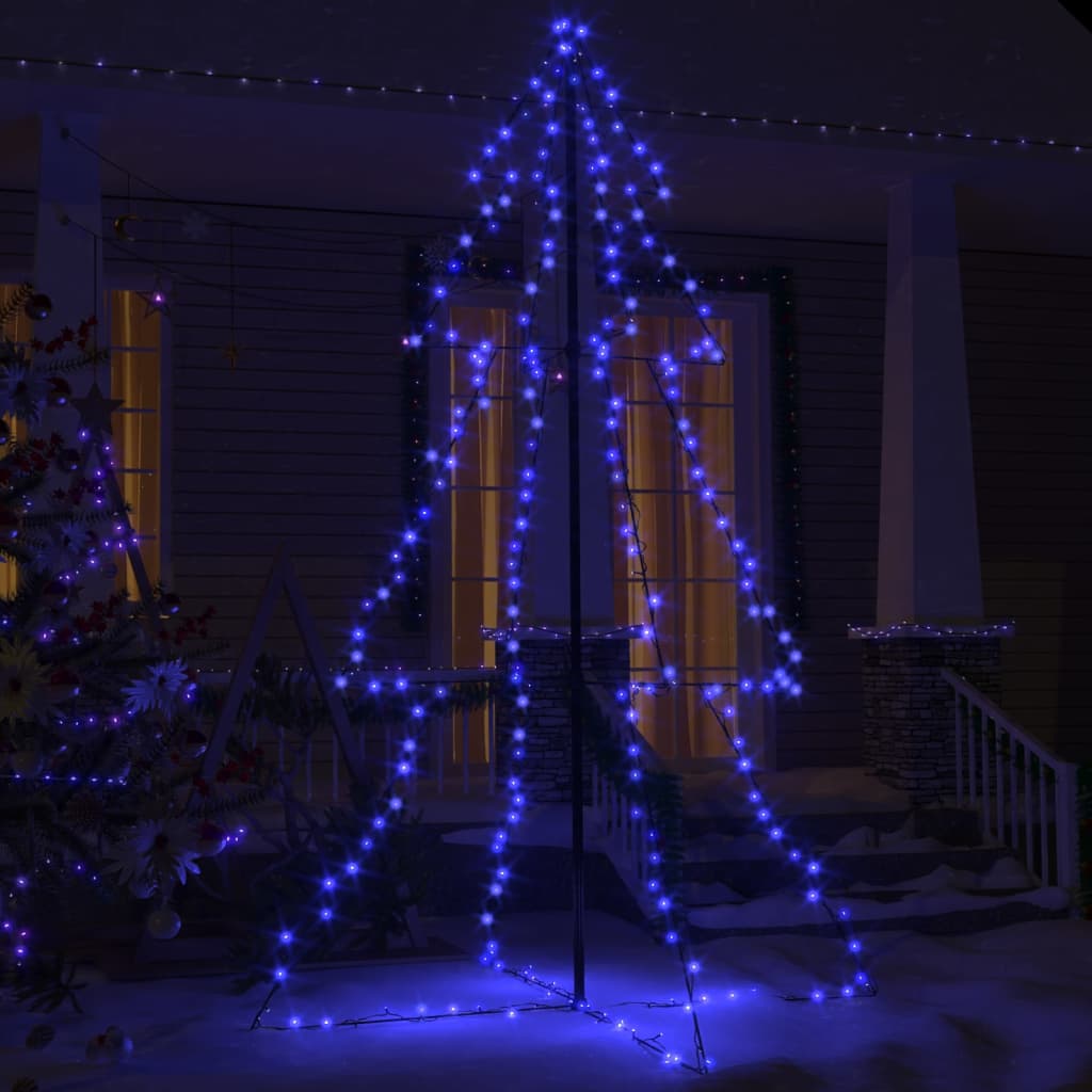 Albero di Natale a Cono 240 LED per Interni Esterni 118x180 cm cod mxl 25852