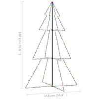 Albero di Natale a Cono 240 LED per Interni Esterni 118x180 cm cod mxl 25910