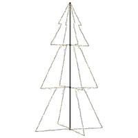 Albero di Natale a Cono 300 LED per Interni Esterni 120x220 cm cod mxl 26193