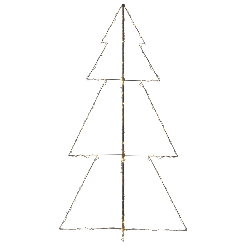 Albero di Natale a Cono 300 LED per Interni Esterni 120x220 cm cod mxl 26193