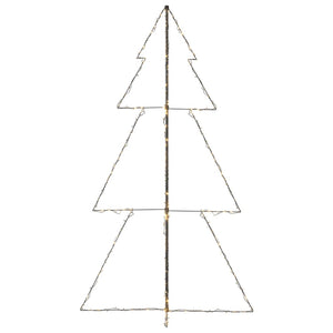 Albero di Natale a Cono 300 LED per Interni Esterni 120x220 cm cod mxl 26193