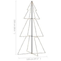 Albero di Natale a Cono 300 LED per Interni Esterni 120x220 cm cod mxl 26193