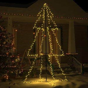 Albero di Natale a Cono 300 LED per Interni Esterni 120x220 cm cod mxl 26193