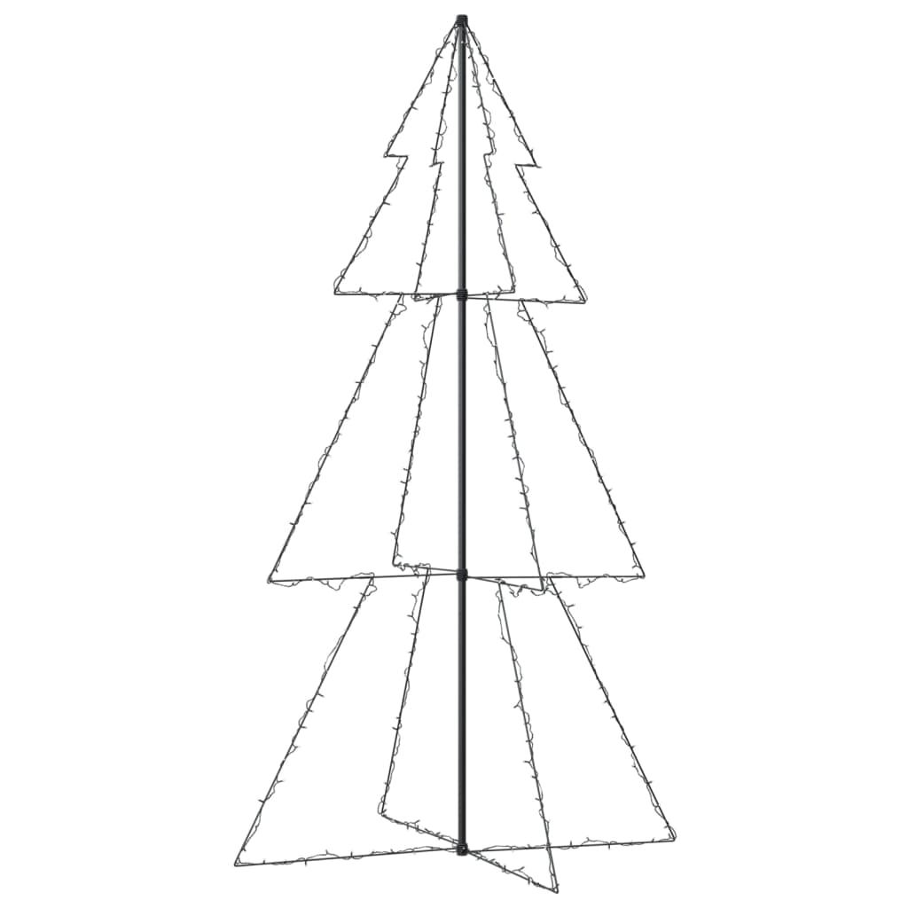 Albero di Natale a Cono 300 LED per Interni Esterni 120x220 cm 328588