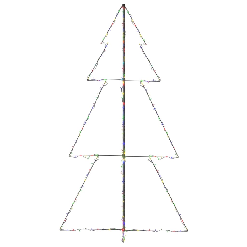 Albero di Natale a Cono 300 LED per Interni Esterni 120x220 cm cod mxl 26042