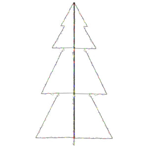 Albero di Natale a Cono 300 LED per Interni Esterni 120x220 cm cod mxl 26042