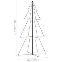 Albero di Natale a Cono 300 LED per Interni Esterni 120x220 cm cod mxl 26042