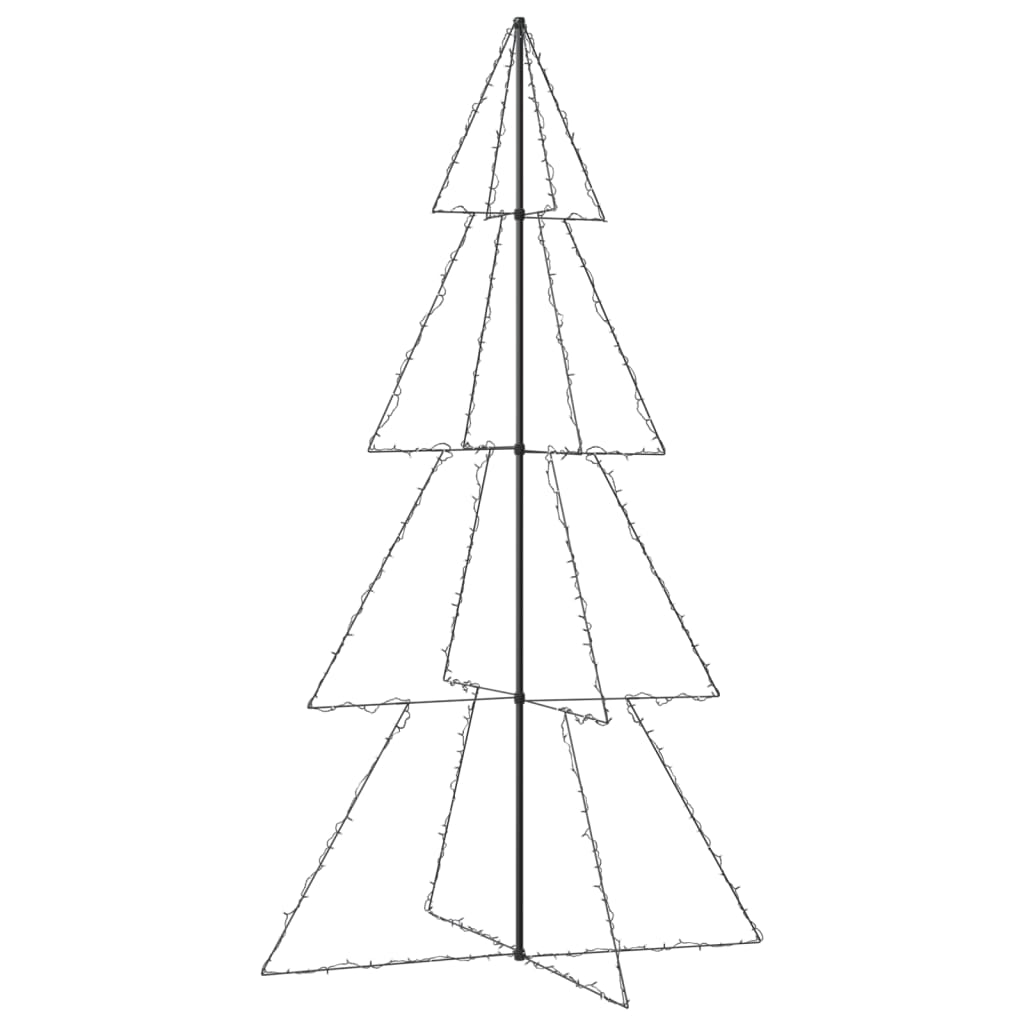 Albero di Natale a Cono 360 LED per Interni Esterni 143x250 cm 328593