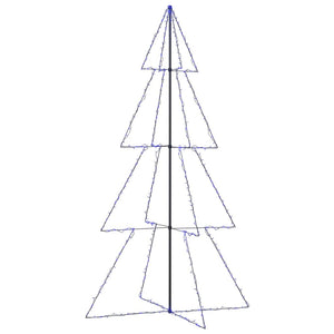 Albero di Natale a Cono 360 LED per Interni Esterni 143x250 cm 328594