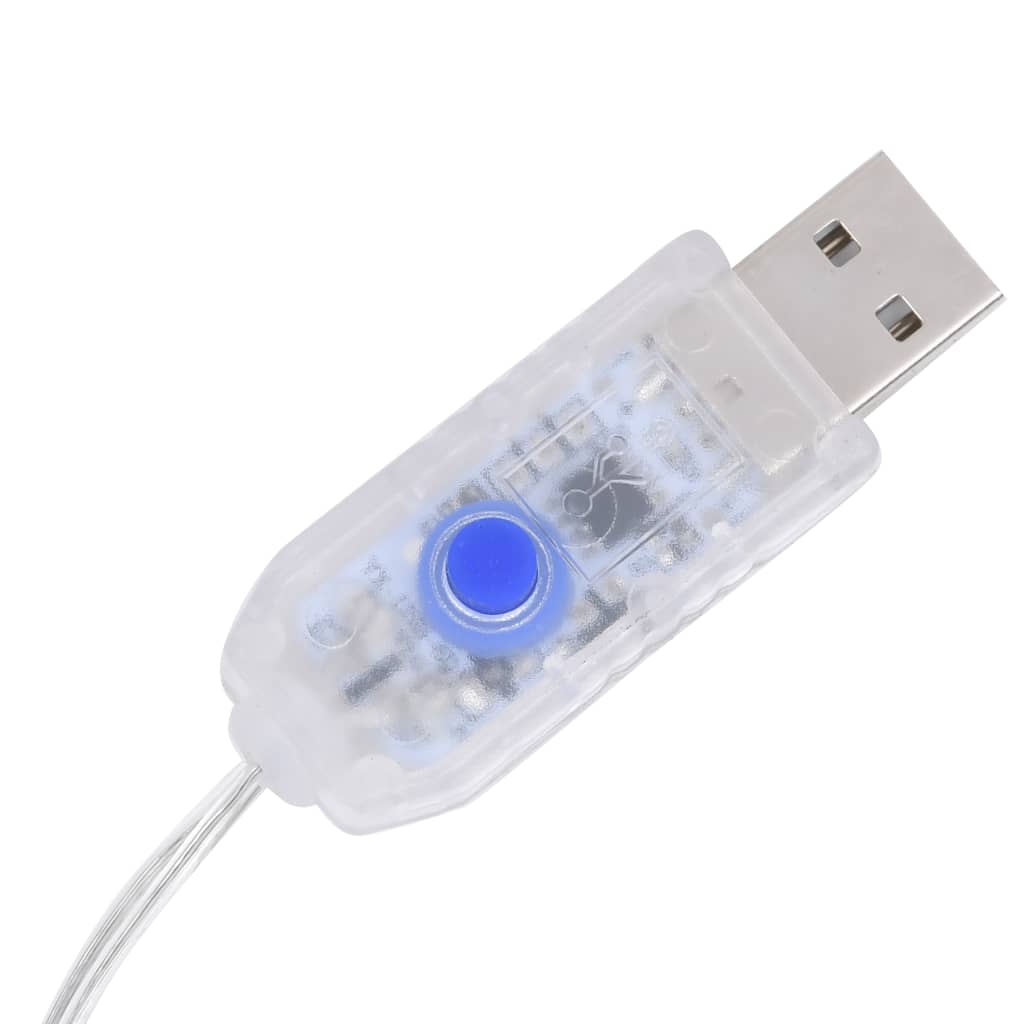 Luci Fatate Stella e Luna con Telecomando 345 LED Multicolore cod mxl 42101