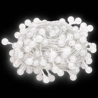 Filo di Luci Sferiche 20m 200 LED Bianco Freddo 8 Funzioni