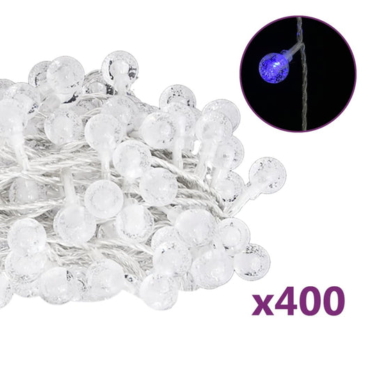 Filo di Luci Sferiche 40 m 400 LED Blu con 8 Funzioni 328816