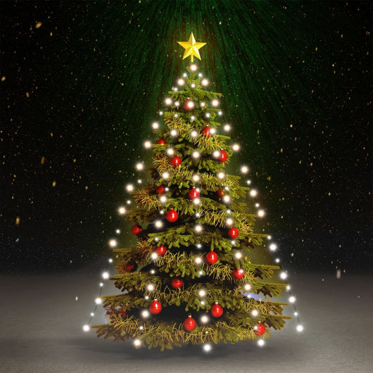 Rete di Luce per Albero di Natale 150 LED Bianco Freddo 150 cm 328864