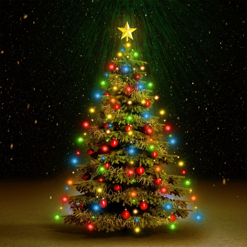 Rete di Luce per Albero di Natale 210 LED Multicolore 210 cm 328883