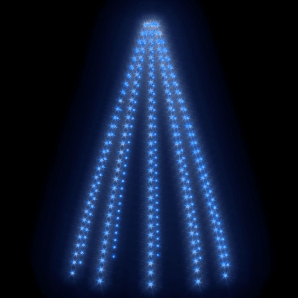 Rete di Luce per Albero di Natale 250 LED Blu 250 cm